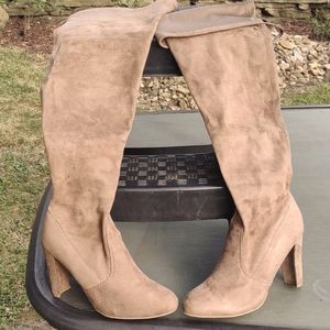 Charlotte Russe Suede Thigh High Boots